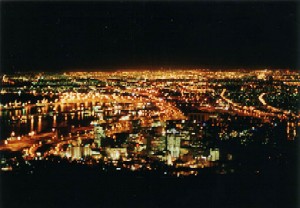 Capetown, Azania (South Africa) at night